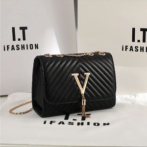 Black Luxury Crossbody Bag